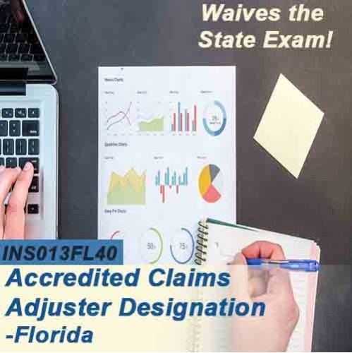 40 hr 6-20 -All Lines Accredited Claims Adjuster Designation Online Course -{brand}  Insurance, Florida, Property & Casualty, Insurance Designation, Property & Casualty, Property and Casualty, Designation Courses, Insurance, All Courses,40 hr 6-20 -All Lines Accredited Claims Adjuster Designation Online Course